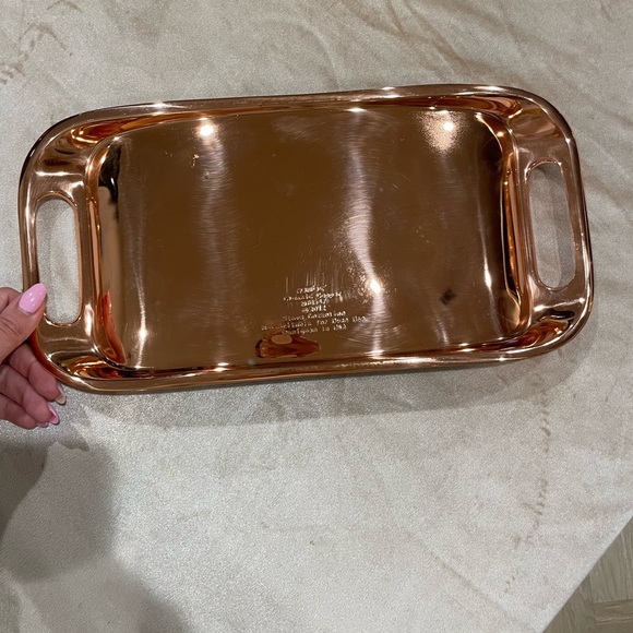 Nambe - Classic Copper Hostess Tray - Picture 5 of 7